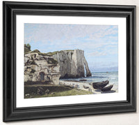 The Cliffs At Etretat After The Storm By Jean Desire Gustave Courbet Fine Art Print 2