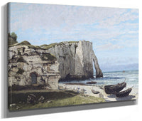 The Cliffs At Etretat After The Storm By Jean Desire Gustave Courbet Fine Art Print 2