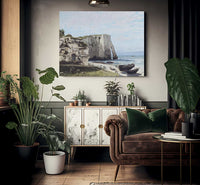 The Cliffs At Etretat After The Storm By Jean Desire Gustave Courbet Fine Art Print 2