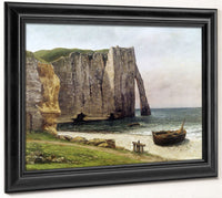 The Cliffs At Etretat By Jean Desire Gustave Courbet Fine Art Print 2