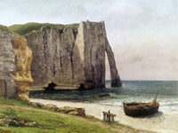 The Cliffs At Etretat By Jean Desire Gustave Courbet Fine Art Print 2