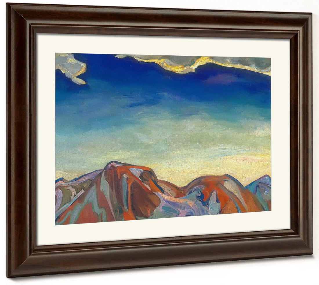 The Cloud Red Mou Tain By Fh Varley Fine Art Print 2