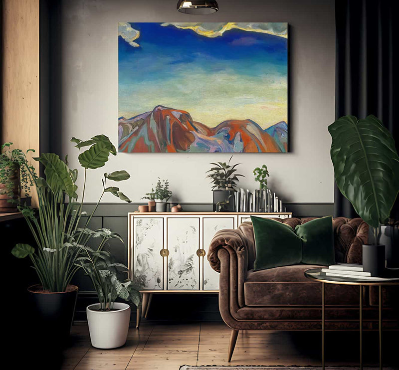 The Cloud Red Mou Tain By Fh Varley Fine Art Print 2