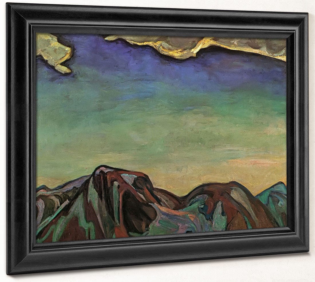 The Cloud Red Mountain By Fh Varley Fine Art Print 2