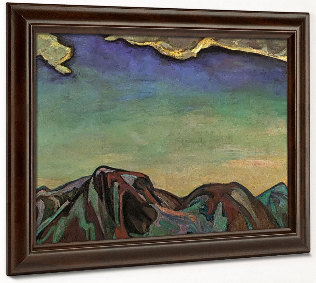 The Cloud Red Mountain By Fh Varley Fine Art Print 2