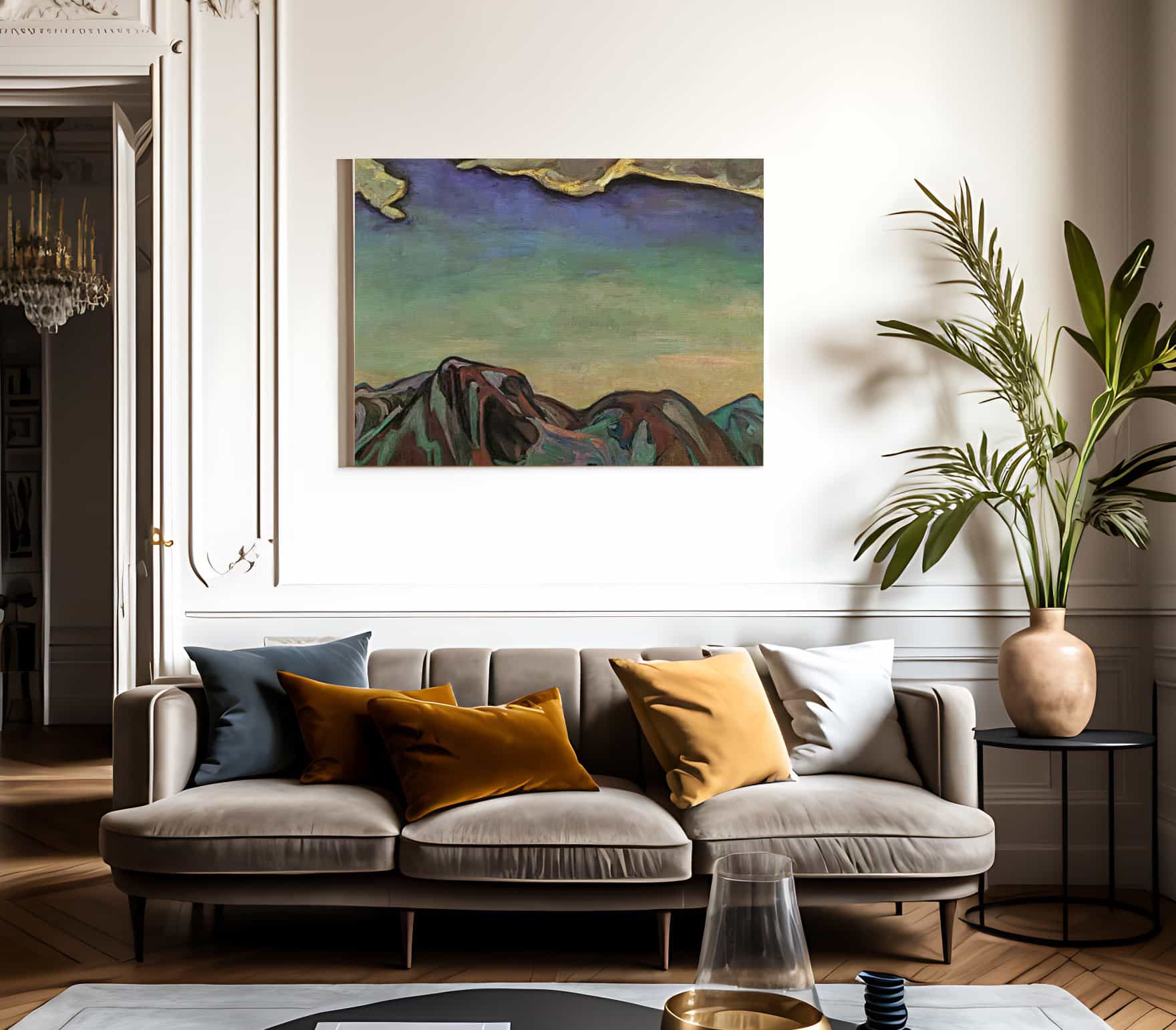 The Cloud Red Mountain By Fh Varley Fine Art Print 2