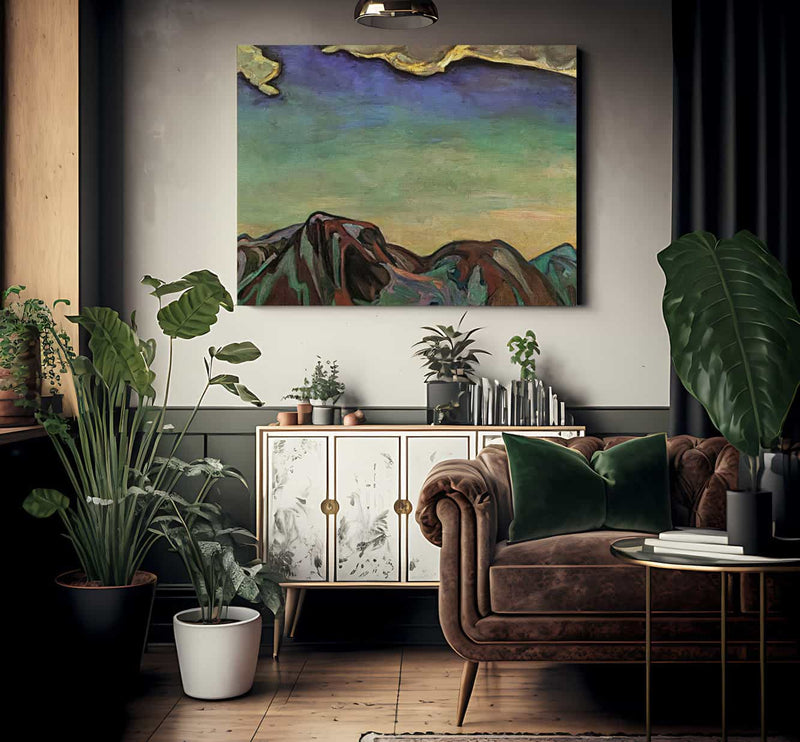 The Cloud Red Mountain By Fh Varley Fine Art Print 2