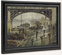 The Coal Dockers (Les Dechargeurs De Charbon) By Claude Monet Fine Art Print 2