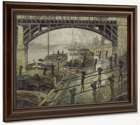The Coal Dockers (Les Dechargeurs De Charbon) By Claude Monet Fine Art Print 2