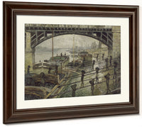 The Coal Dockers (Les Dechargeurs De Charbon) By Claude Monet Fine Art Print 2