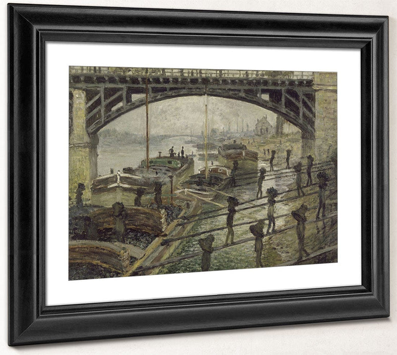 The Coal Dockers (Les Dechargeurs De Charbon) By Claude Monet Fine Art Print 2