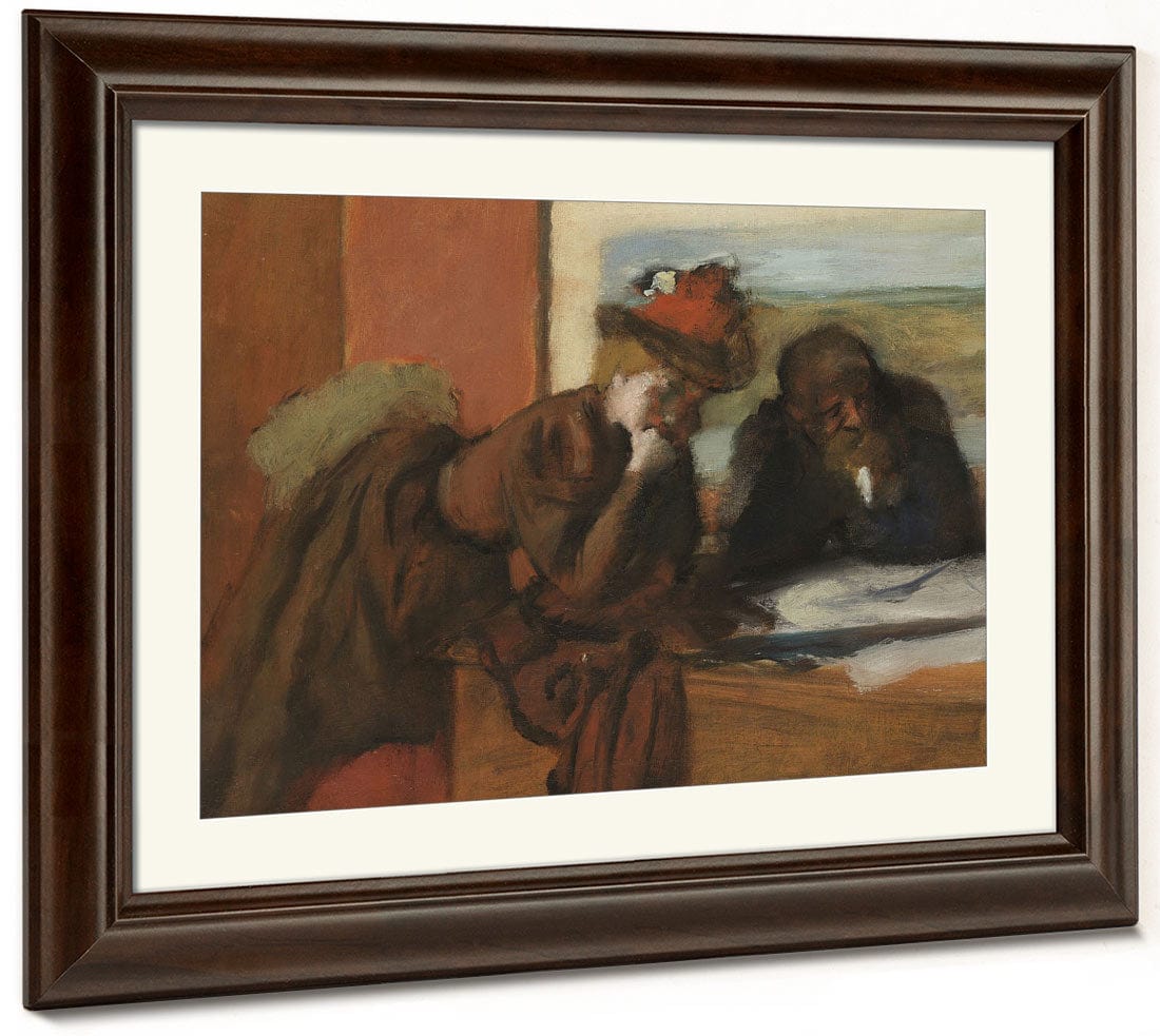The Conversation By Edgar Degas Fine Art Print 2