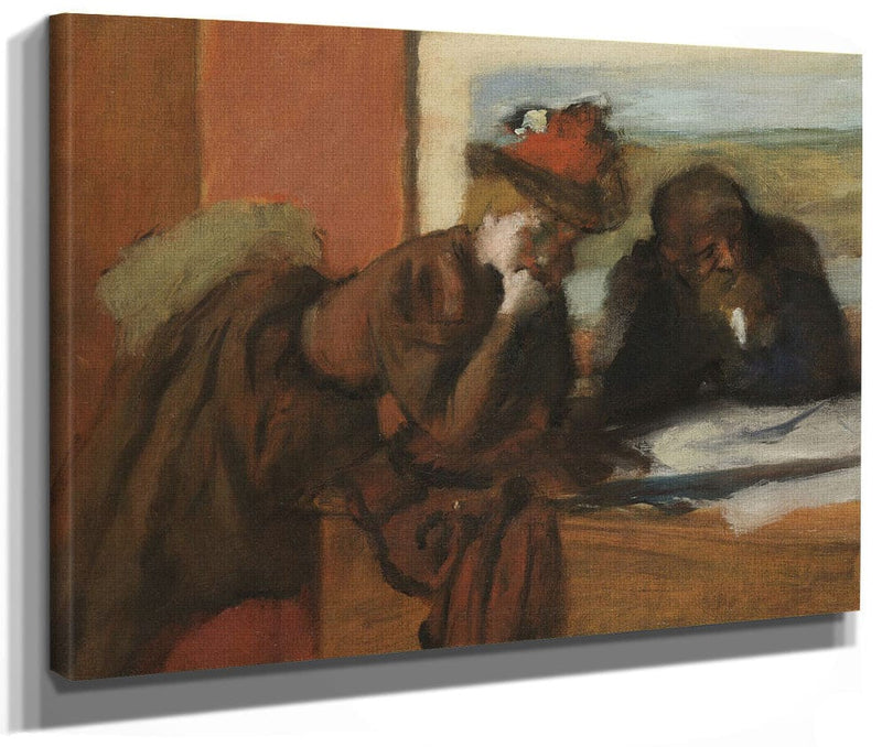 The Conversation By Edgar Degas Fine Art Print 2