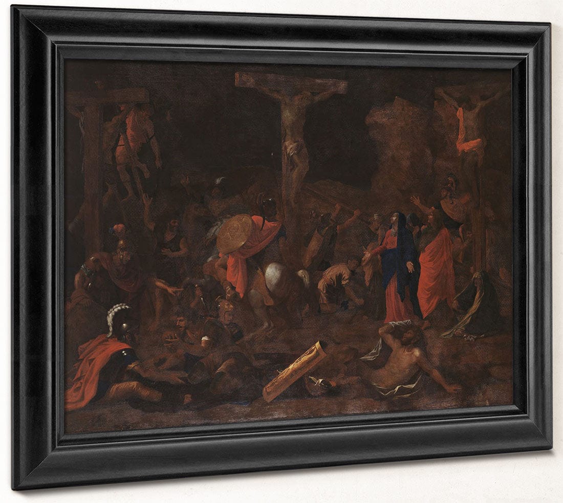 The Crucifixion By Nicolas Poussin Fine Art Print 2