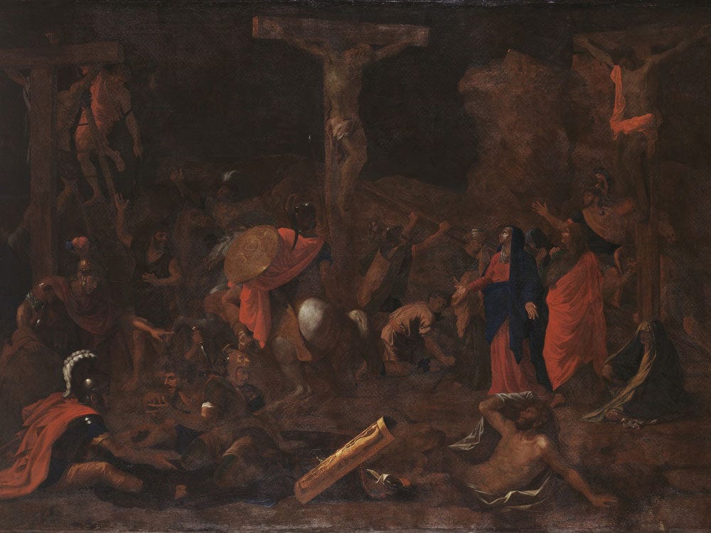 The Crucifixion By Nicolas Poussin Fine Art Print 2