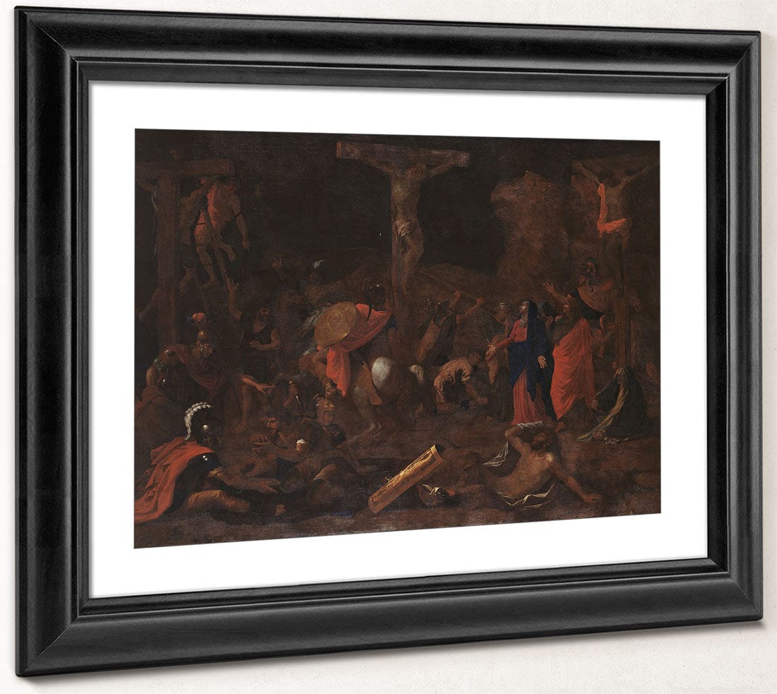 The Crucifixion By Nicolas Poussin Fine Art Print 2