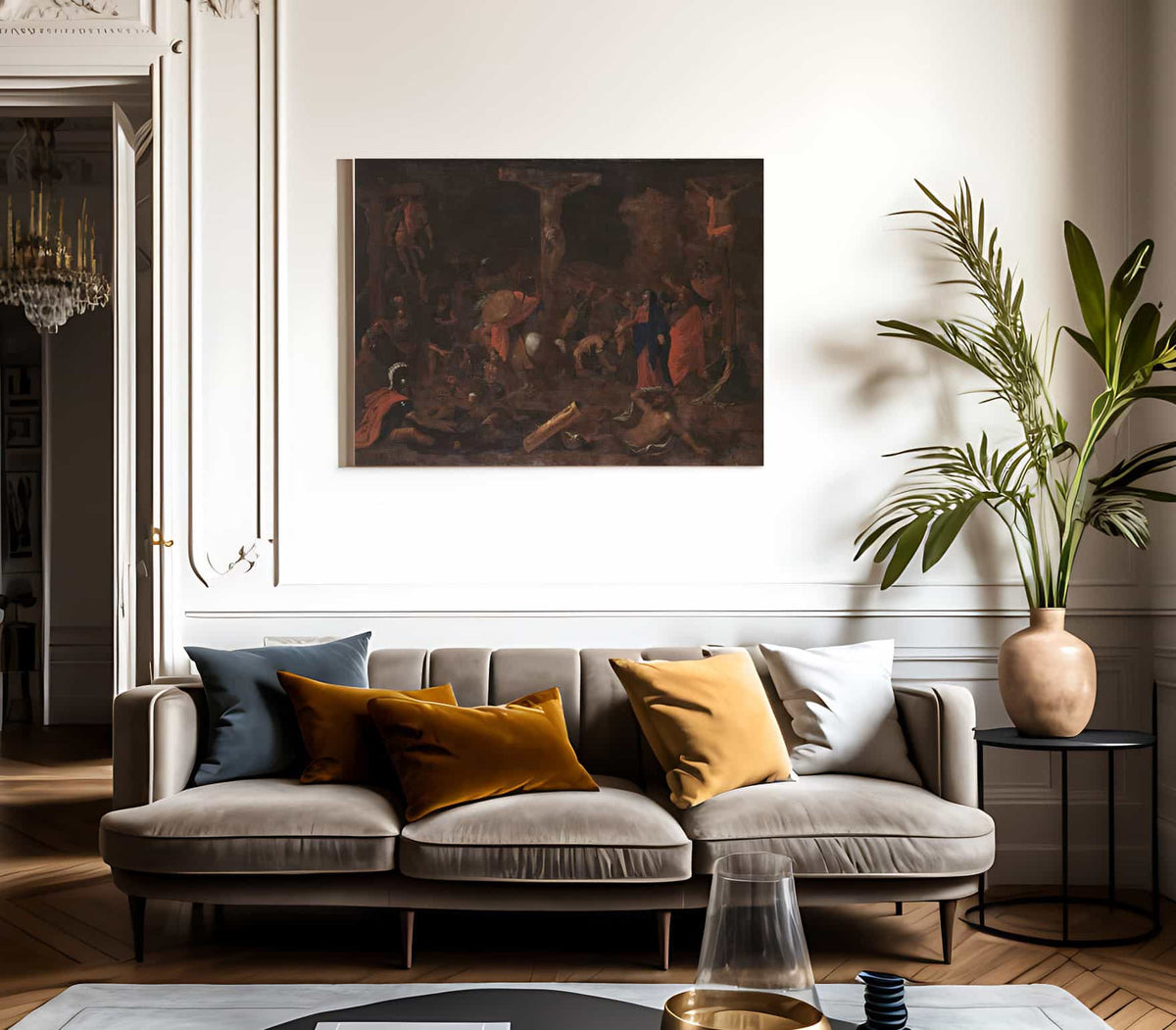 The Crucifixion By Nicolas Poussin Fine Art Print 2