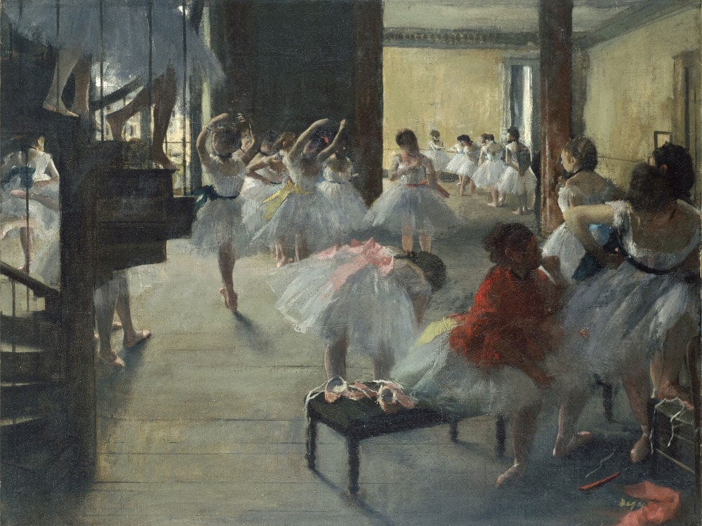 The Dance Class By Edgar Degas Fine Art Print 2