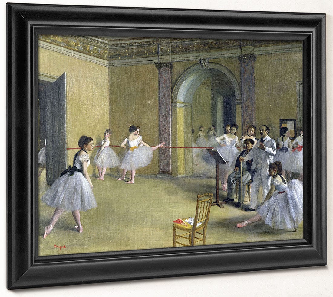 The Dance Foyer At The Opera On The Rue Le Peletier By Edgar Degas Fine Art Print 2
