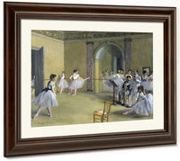 The Dance Foyer At The Opera On The Rue Le Peletier By Edgar Degas Fine Art Print 2