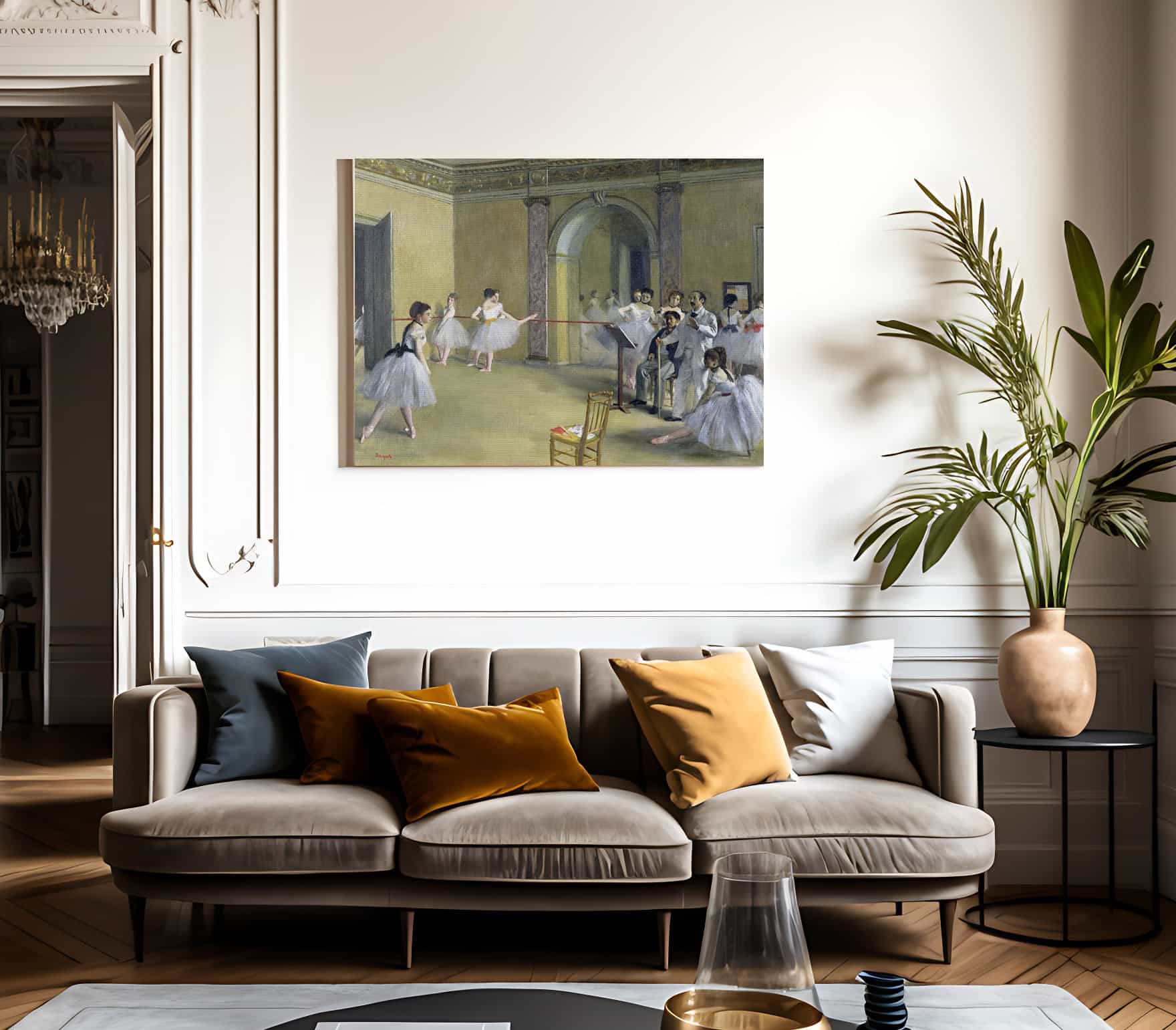 The Dance Foyer At The Opera On The Rue Le Peletier By Edgar Degas Fine Art Print 2