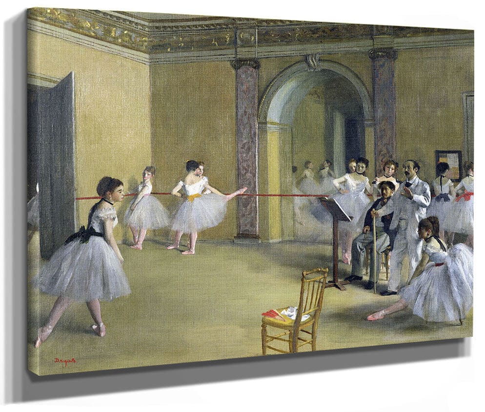 The Dance Foyer At The Opera On The Rue Le Peletier By Edgar Degas Fine Art Print 2