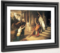The Death Of Cocles By John Waterhouse Fine Art Print 2
