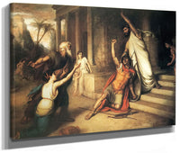 The Death Of Cocles By John Waterhouse Fine Art Print 2