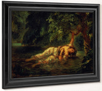 The Death Of Ophelia By Ferdinand Victor Eugene Delacroix Fine Art Print 2