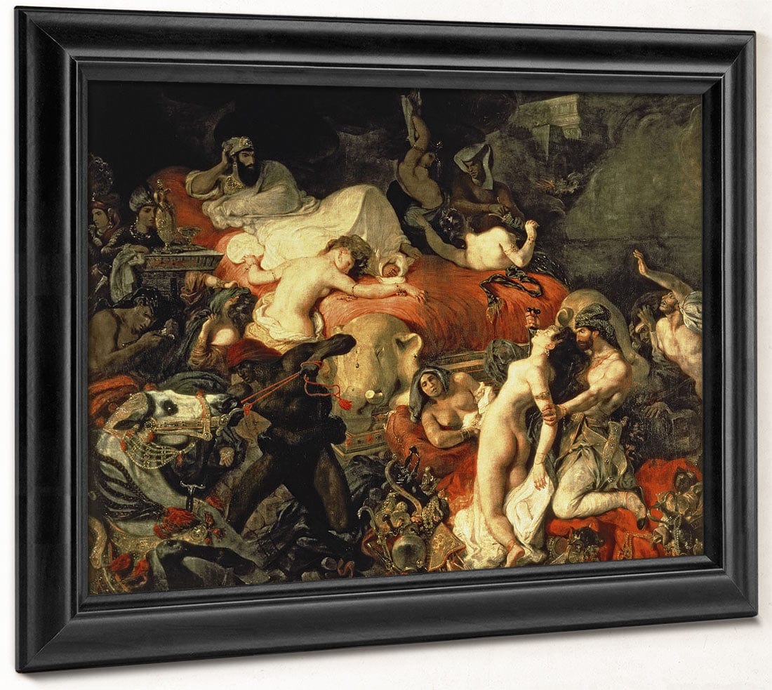 The Death Of Sardanapalus By Ferdinand Victor Eugene Delacroix Fine Art Print 2