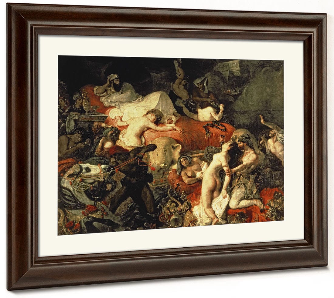 The Death Of Sardanapalus By Ferdinand Victor Eugene Delacroix Fine Art Print 2