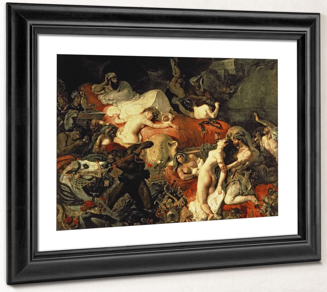 The Death Of Sardanapalus By Ferdinand Victor Eugene Delacroix Fine Art Print 2