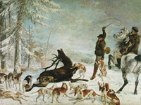 The Death Of The Deer By Jean Desire Gustave Courbet Fine Art Print 2