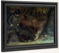 The Death Of The Stag By Jean Desire Gustave Courbet Fine Art Print 2