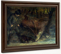 The Death Of The Stag By Jean Desire Gustave Courbet Fine Art Print 2
