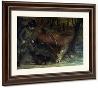 The Death Of The Stag By Jean Desire Gustave Courbet Fine Art Print 2