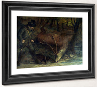 The Death Of The Stag By Jean Desire Gustave Courbet Fine Art Print 2