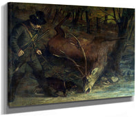 The Death Of The Stag By Jean Desire Gustave Courbet Fine Art Print 2