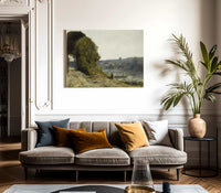 The Departure Of The Boatman By Jean Baptiste Camille Corot Fine Art Print 2