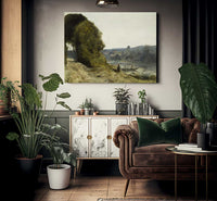 The Departure Of The Boatman By Jean Baptiste Camille Corot Fine Art Print 2