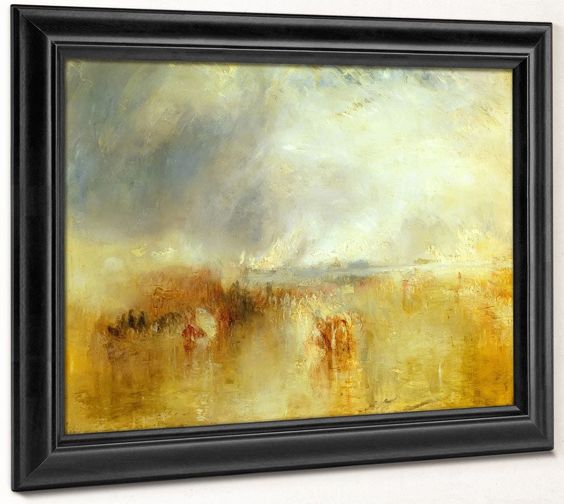 The Dimebarkation Of Louis Philippe At Portsmouth By Jwm Turner Fine Art Print 2