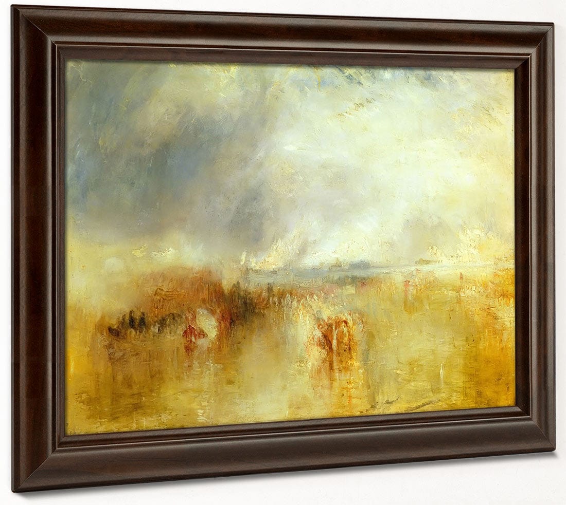 The Dimebarkation Of Louis Philippe At Portsmouth By Jwm Turner Fine Art Print 2