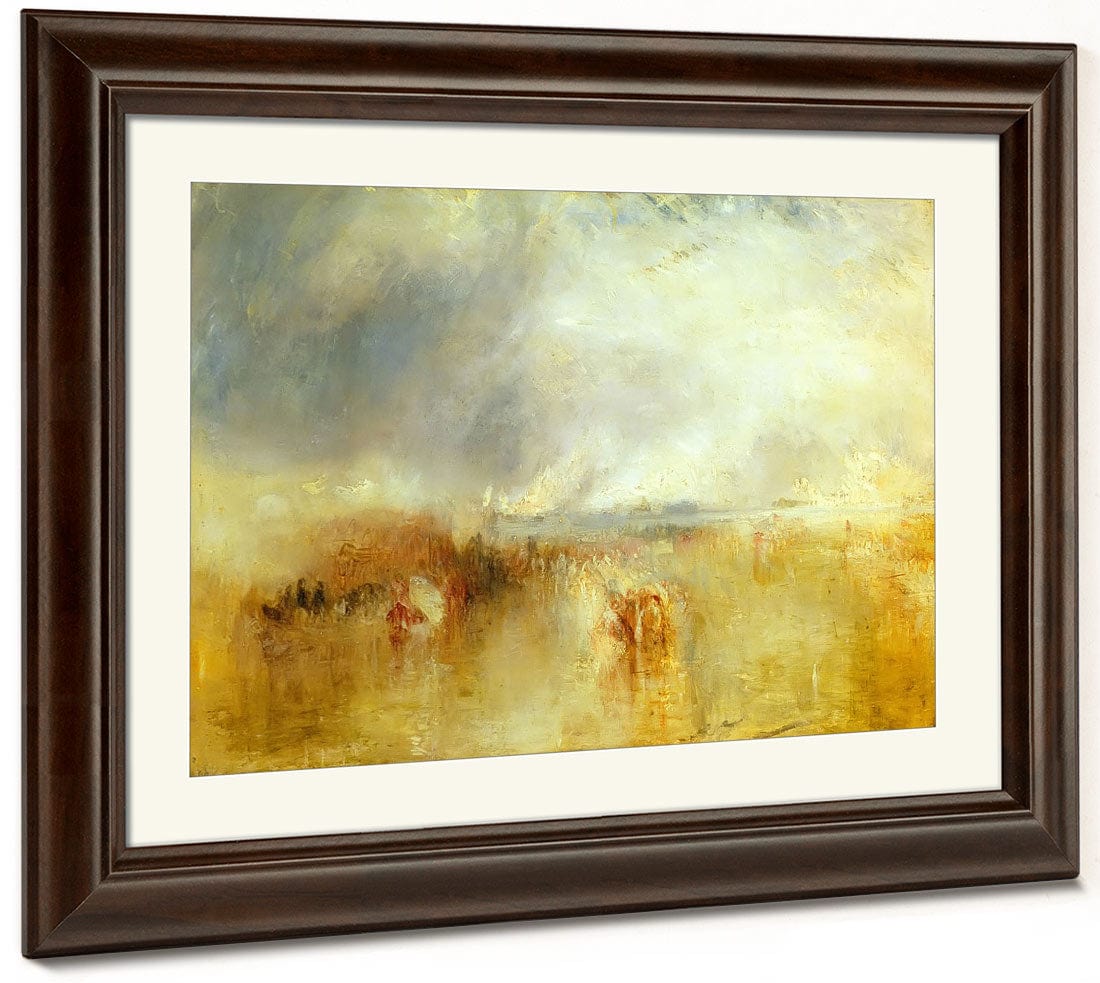 The Dimebarkation Of Louis Philippe At Portsmouth By Jwm Turner Fine Art Print 2