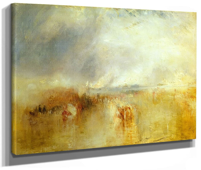 The Dimebarkation Of Louis Philippe At Portsmouth By Jwm Turner Fine Art Print 2