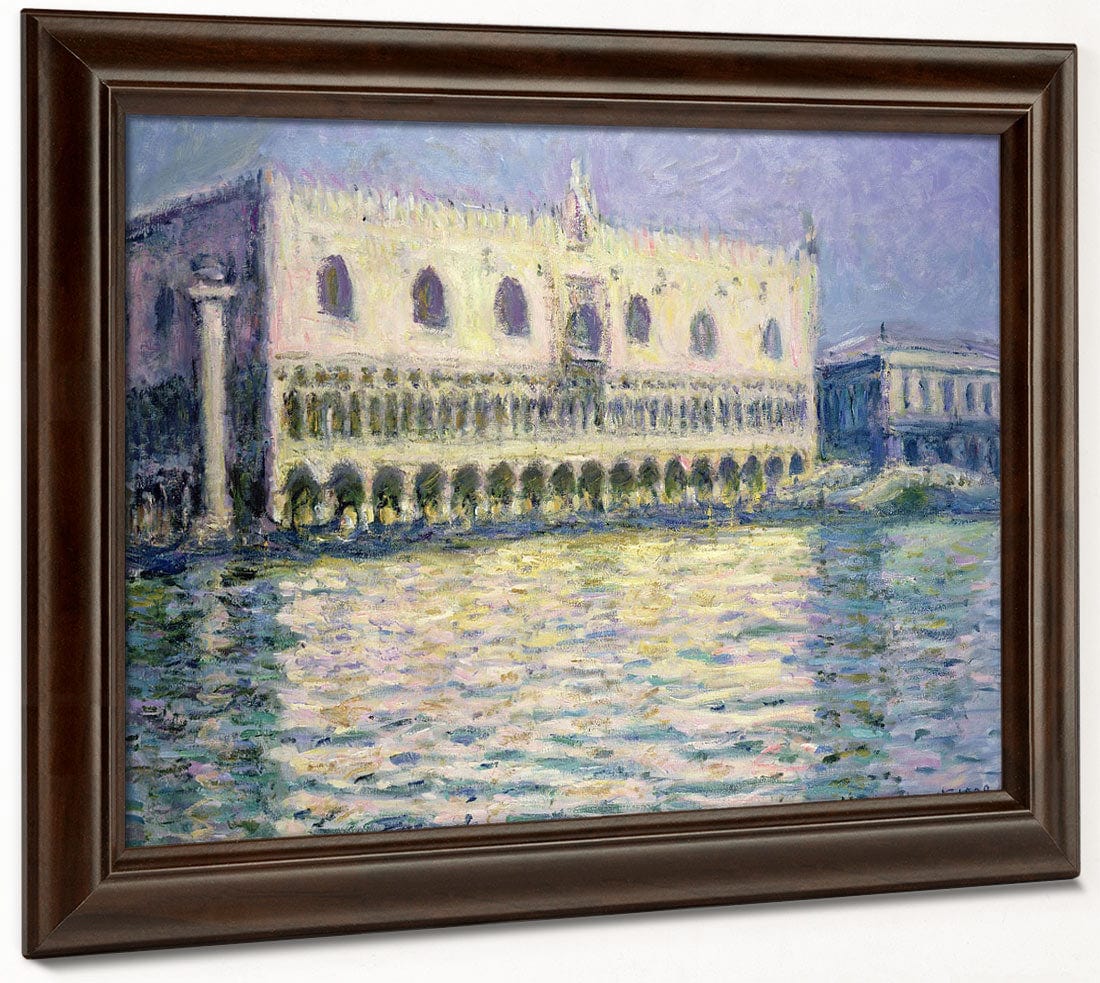 The Ducal Palace, Venice By Claude Monet Fine Art Print 2