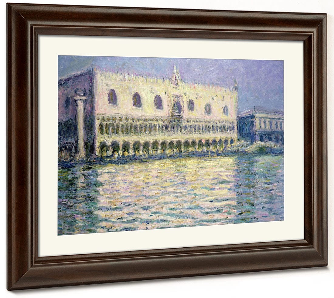 The Ducal Palace, Venice By Claude Monet Fine Art Print 2