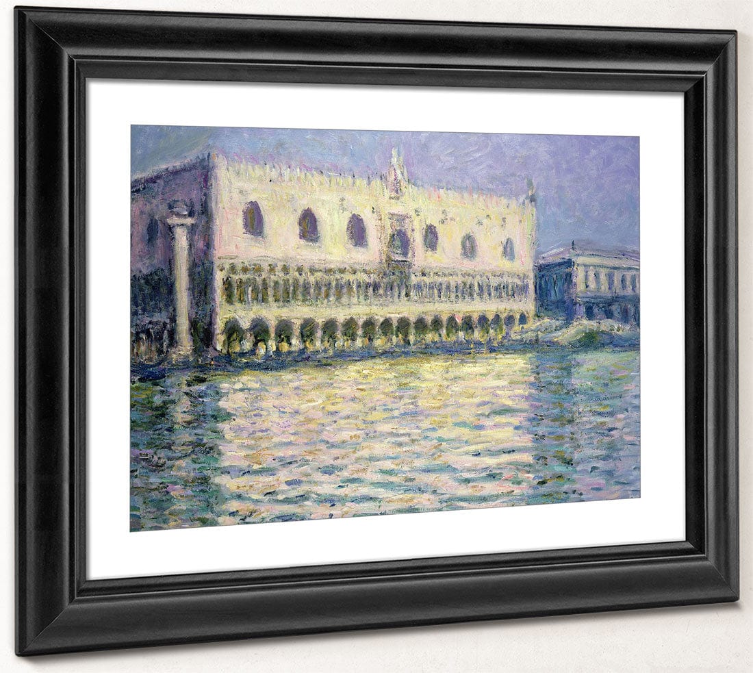 The Ducal Palace, Venice By Claude Monet Fine Art Print 2