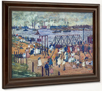 The East River 1910 By Maurice Prendergast Fine Art Print 2