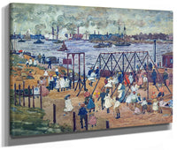 The East River 1910 By Maurice Prendergast Fine Art Print 2