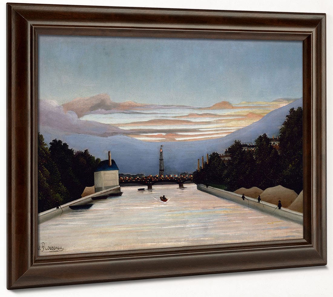 The Eiffel Tower By Henri Julien Felix Rousseau Fine Art Print 2